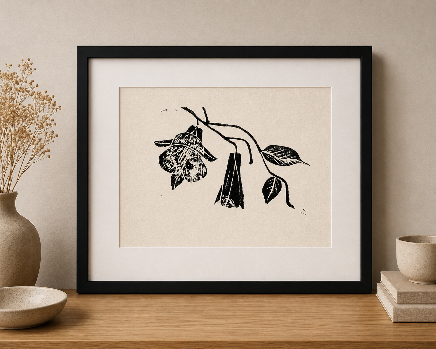 Copihue — Linograbado Edición Limitada