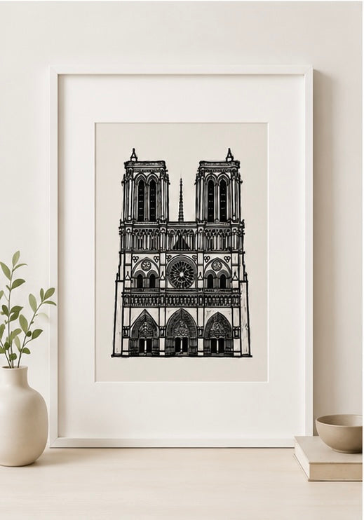 Notre-Dame — Grabado Edición Limitada