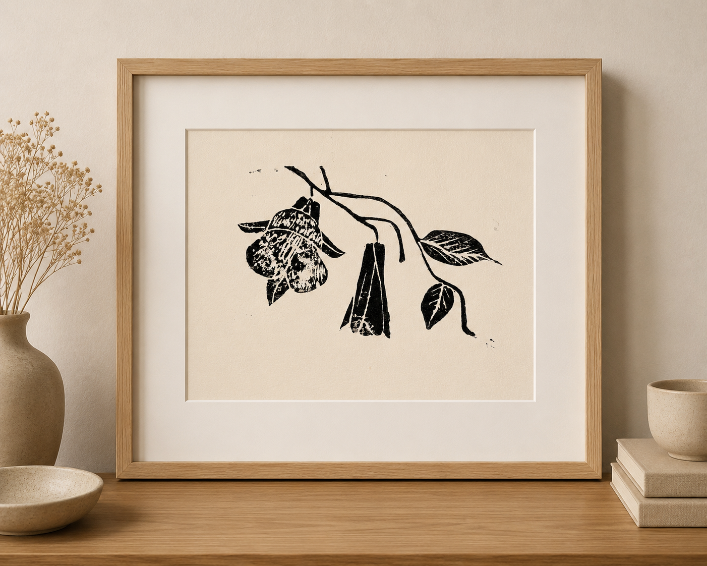 Copihue — Linograbado Edición Limitada