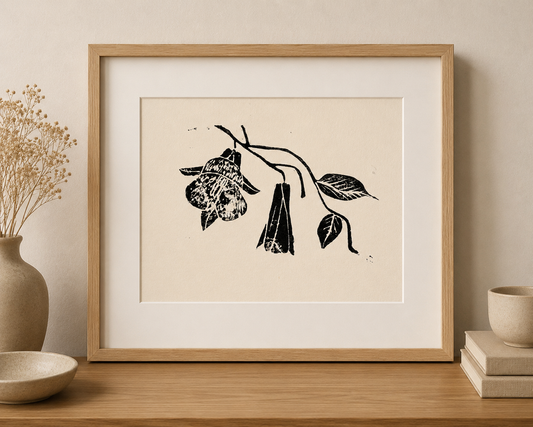 Copihue — Linograbado Edición Limitada