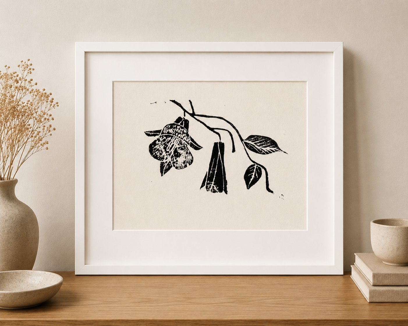 Copihue — Linograbado Edición Limitada