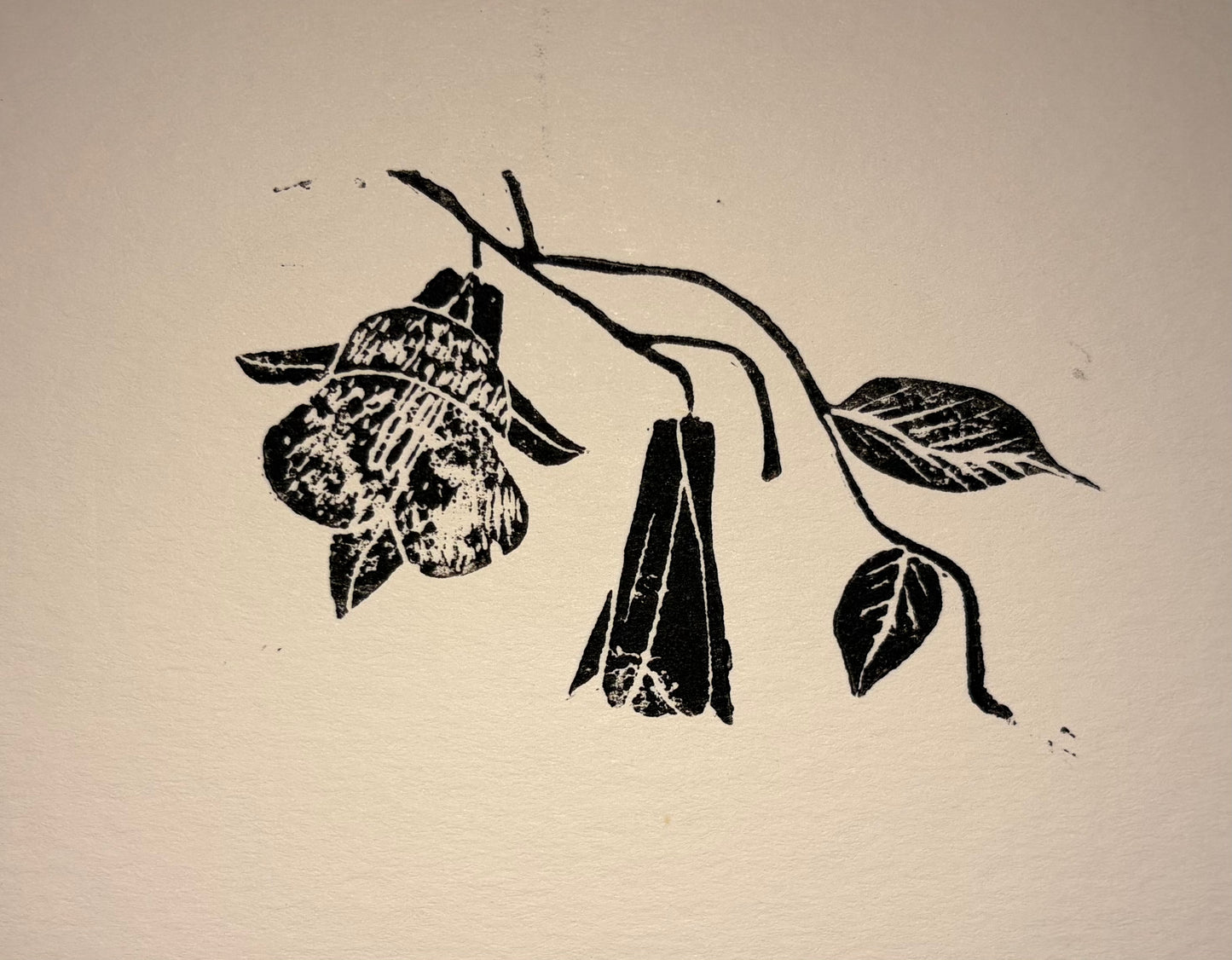 Copihue — Linograbado Edición Limitada